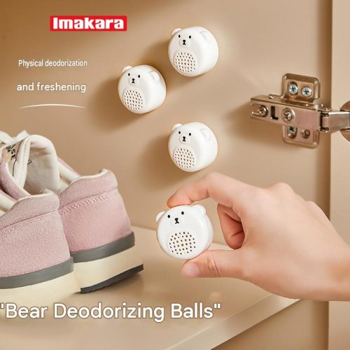 Imakara 小熊除臭球 鞋櫃防臭去味劑 8顆/16顆｜可愛實用除味小幫手