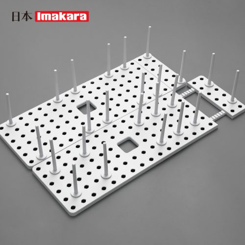 Imakara 分隔瀝水碗架 白色 ABS 材質|可自由組合 抽屜收納好幫手