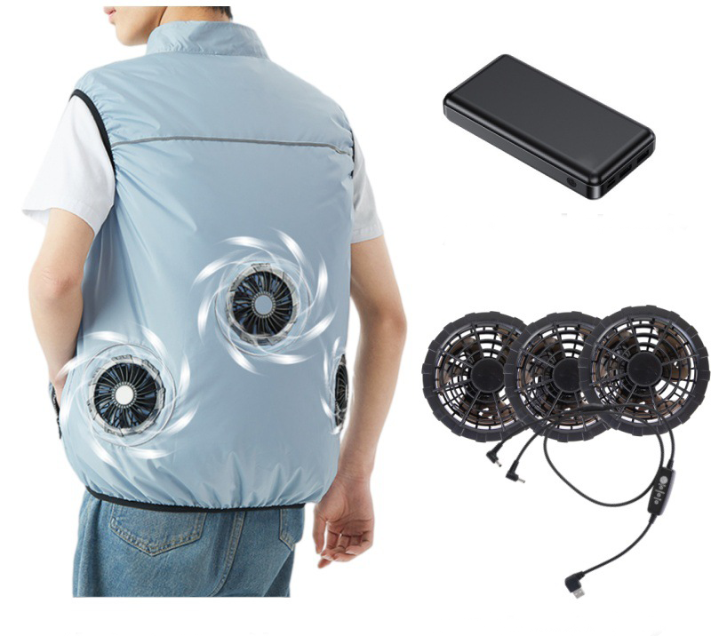 夏季降溫三孔充電製冷風扇背心 - Image 2