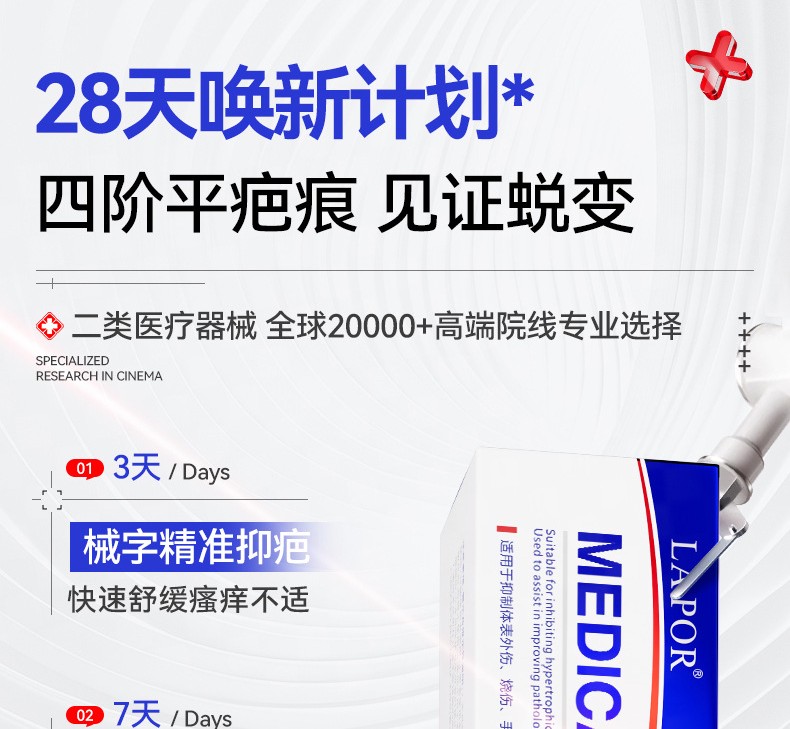 德國LAPOR 醫用矽酮疤痕凝膠|專為外傷手術後修復設計 - Image 7