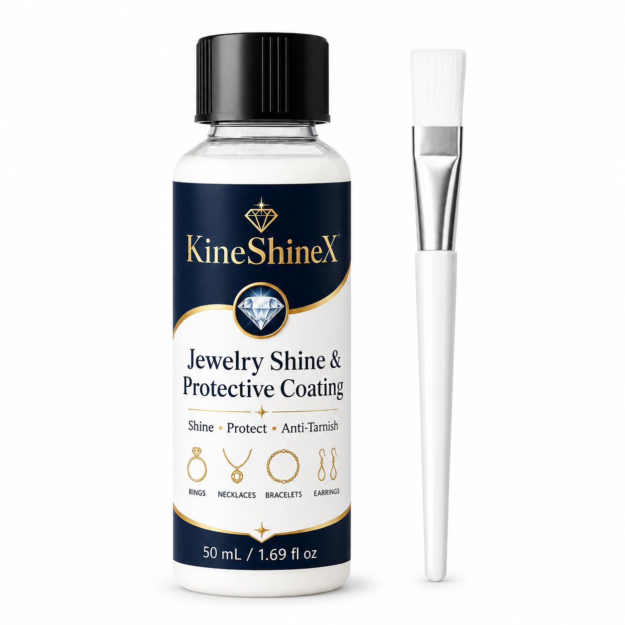 KineShineX 珠寶亮澤保護塗層油 50ml/支|還原飾品光澤 防氧化防失光 - Image 9