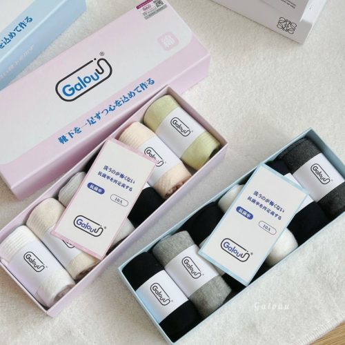 Galouu 新疆棉中筒襪 艾草消臭款｜莫蘭迪色系 百搭舒適