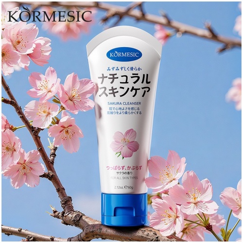 KORMESIC清爽櫻花潔面乳 60克/支 5支