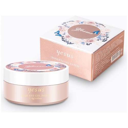 YESUS玫瑰花瓣水凝膠眼膜貼 60片/盒 1盒/2盒
