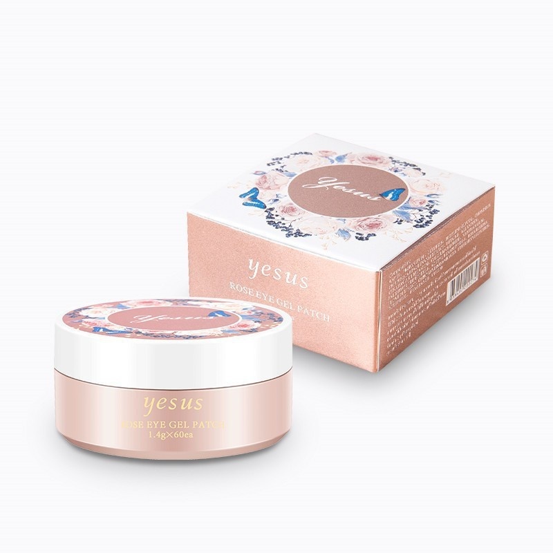 YESUS玫瑰花瓣水凝膠眼膜貼 60片/盒 1盒/2盒