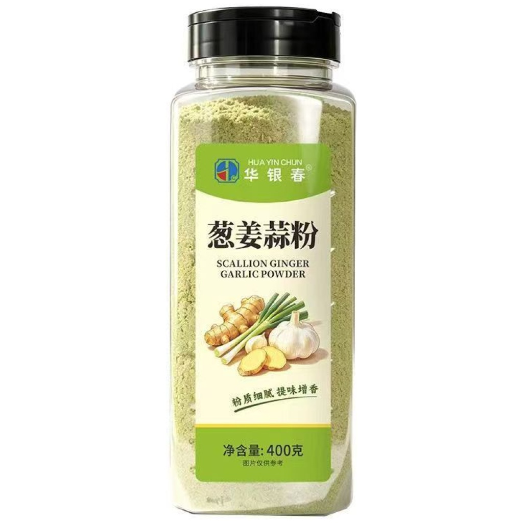 華銀春蔥薑蒜粉 400克/樽 2樽/4樽