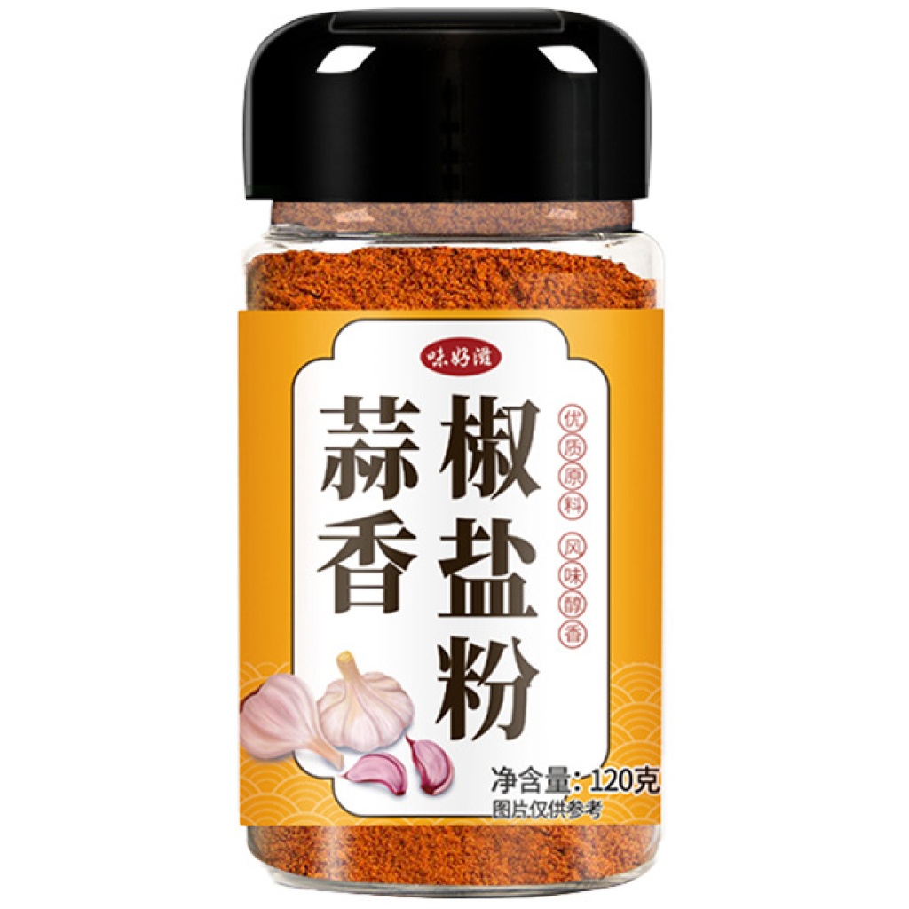 味好滿 蒜香椒鹽粉 120克/樽 3樽