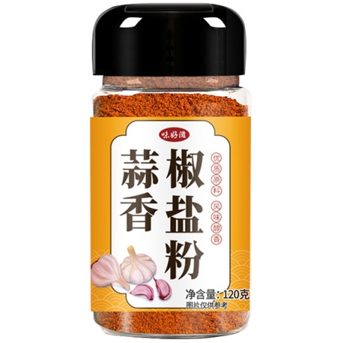 味好滿 蒜香椒鹽粉 120克/樽 3樽