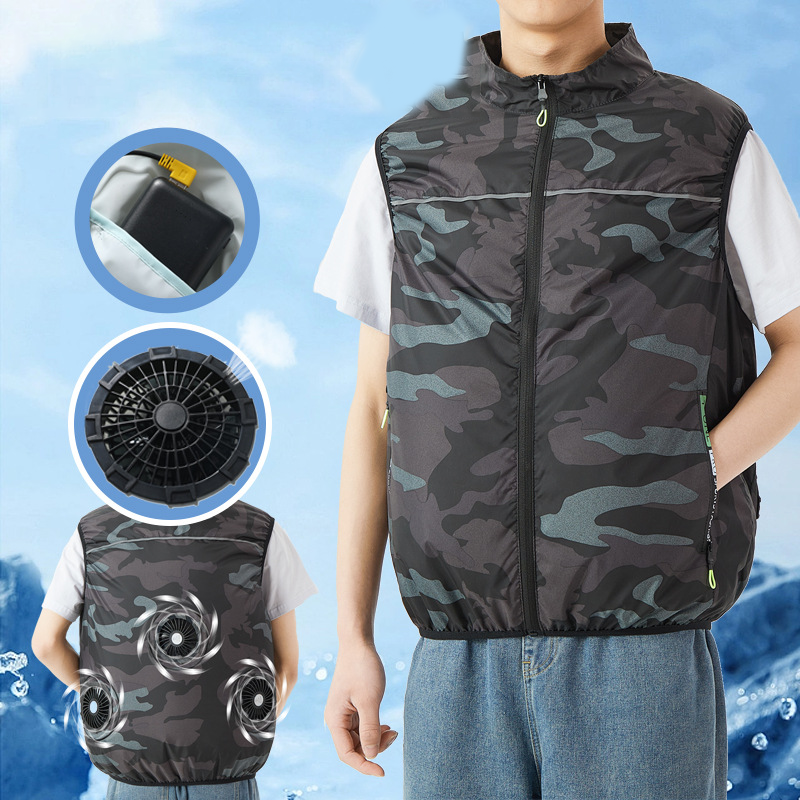 夏季降溫三孔充電製冷風扇背心 - Image 4