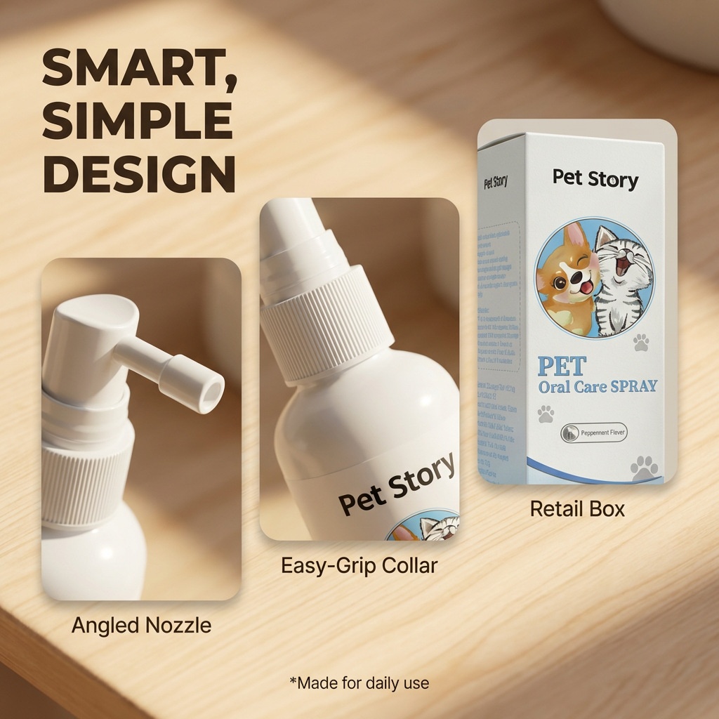 Pet Story 寵物口腔清潔噴霧 100毫升/樽 2樽/4樽 - Image 4