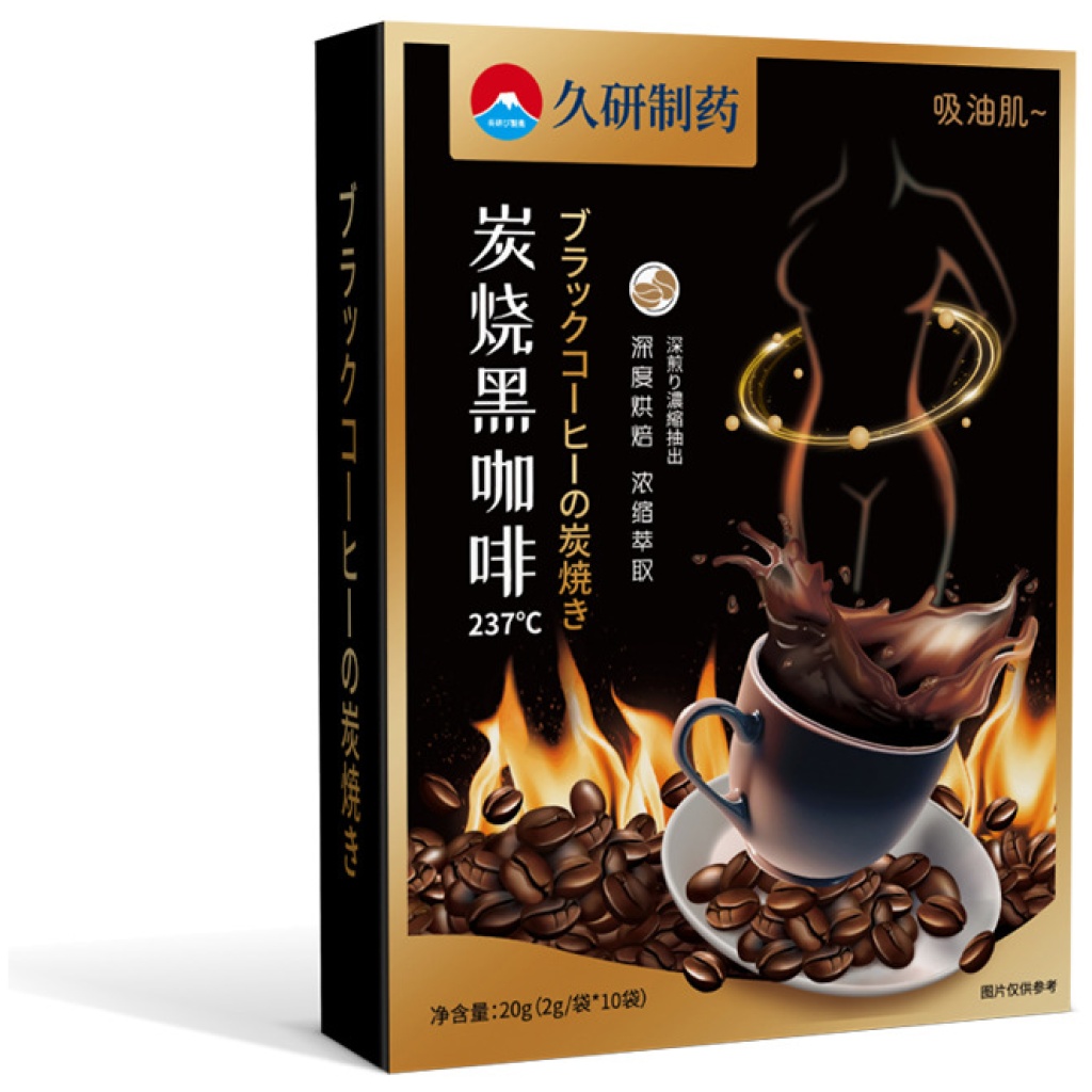 久研製藥 炭燒黑咖啡 20克/盒 4盒