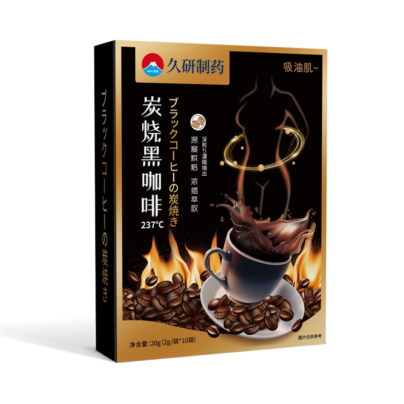 久研製藥 炭燒黑咖啡 20克/盒 4盒