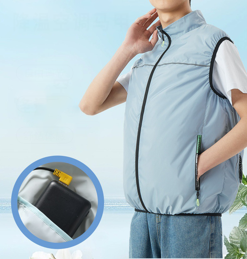 夏季降溫三孔充電製冷風扇背心 - Image 6