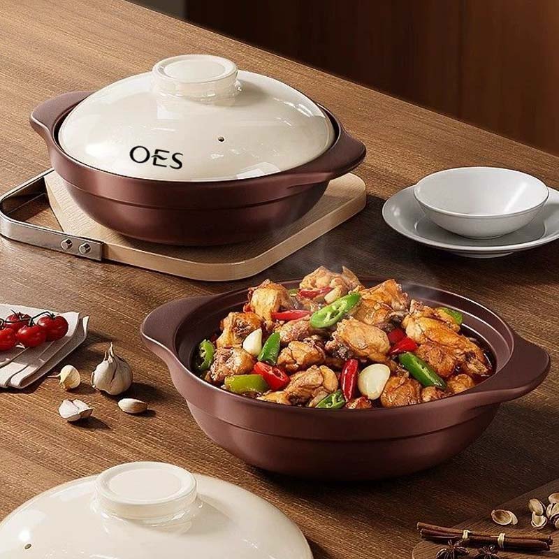 OES 陶瓷養生煲 1.3L-3.3L|耐高溫乾燒不裂 家用商用瓦斯爐適用 - Image 2