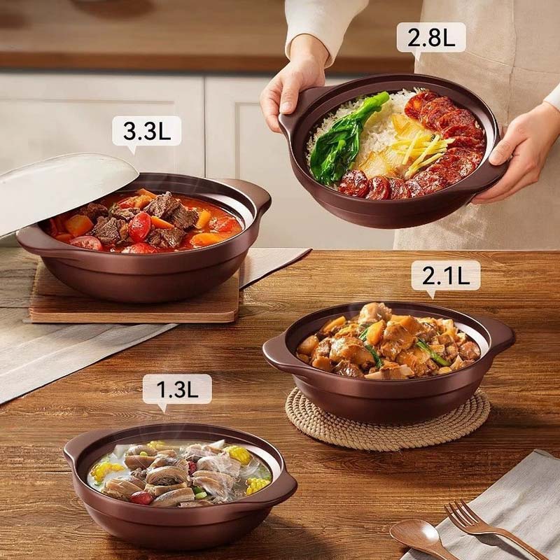 OES 陶瓷養生煲 1.3L-3.3L|耐高溫乾燒不裂 家用商用瓦斯爐適用 - Image 5