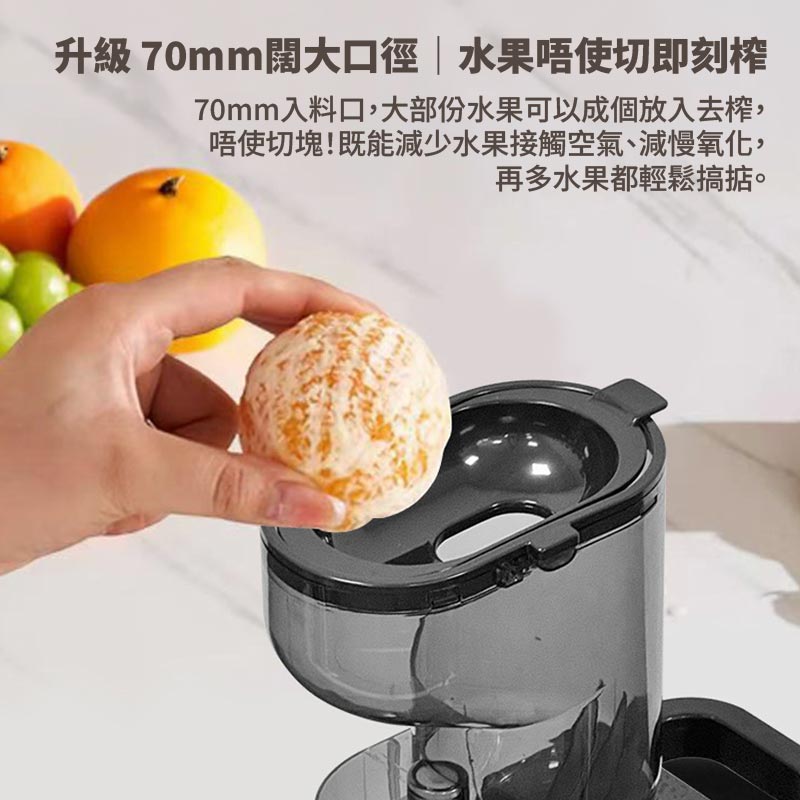 初榨の詩 冷壓慢速榨汁機 SL-5|6段螺旋仿石磨設計 保留營養 - Image 5