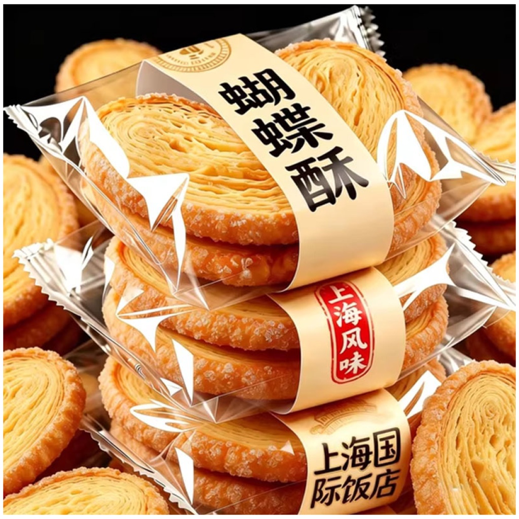 上海風味蝴蝶酥｜獨立小包裝 酥脆唔膩