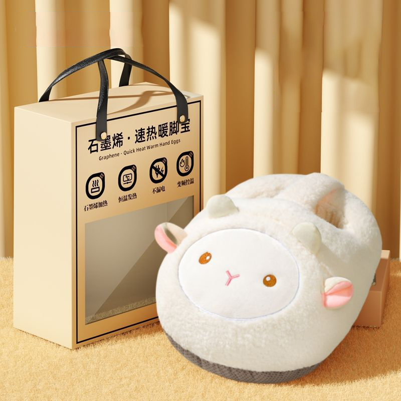 石墨烯速熱暖腳寶 多款可愛造型|辦公室宿舍桌下保暖神器 - Image 4