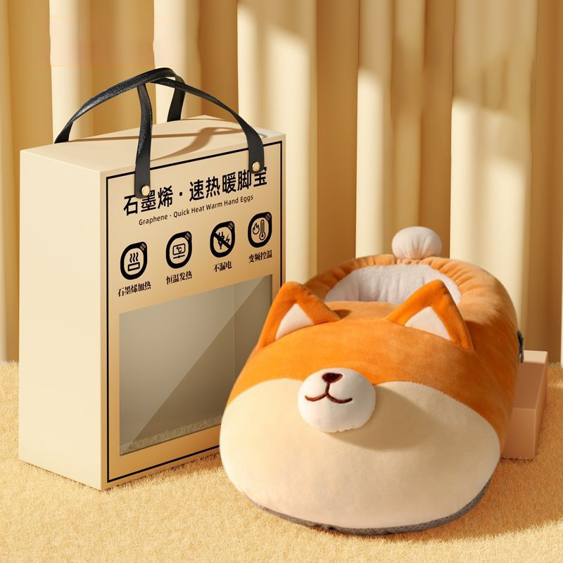石墨烯速熱暖腳寶 多款可愛造型|辦公室宿舍桌下保暖神器 - Image 5