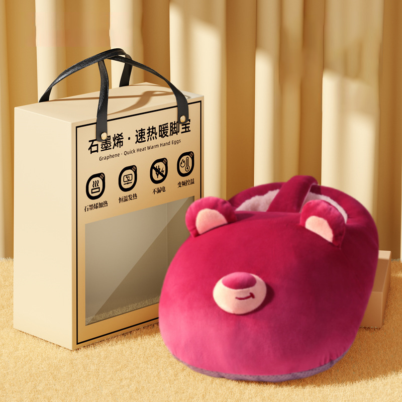 石墨烯速熱暖腳寶 多款可愛造型|辦公室宿舍桌下保暖神器 - Image 7