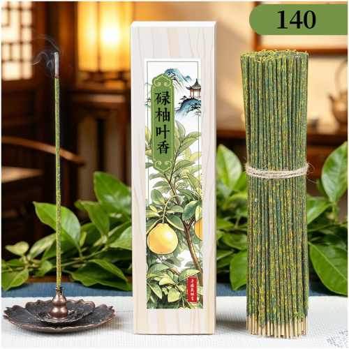 沐香緣天然手搓花瓣線香附送蓮花插座 140支/盒 1盒/2盒