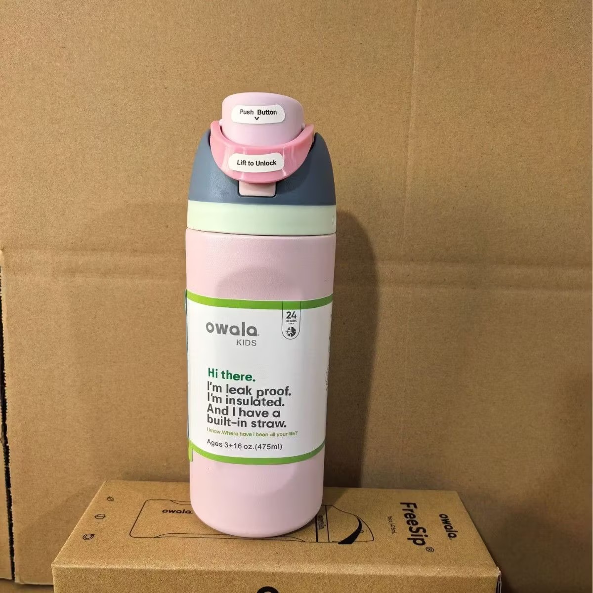 owala FreeSip兒童雙飲不鏽鋼水杯 475毫升/個 - Image 10