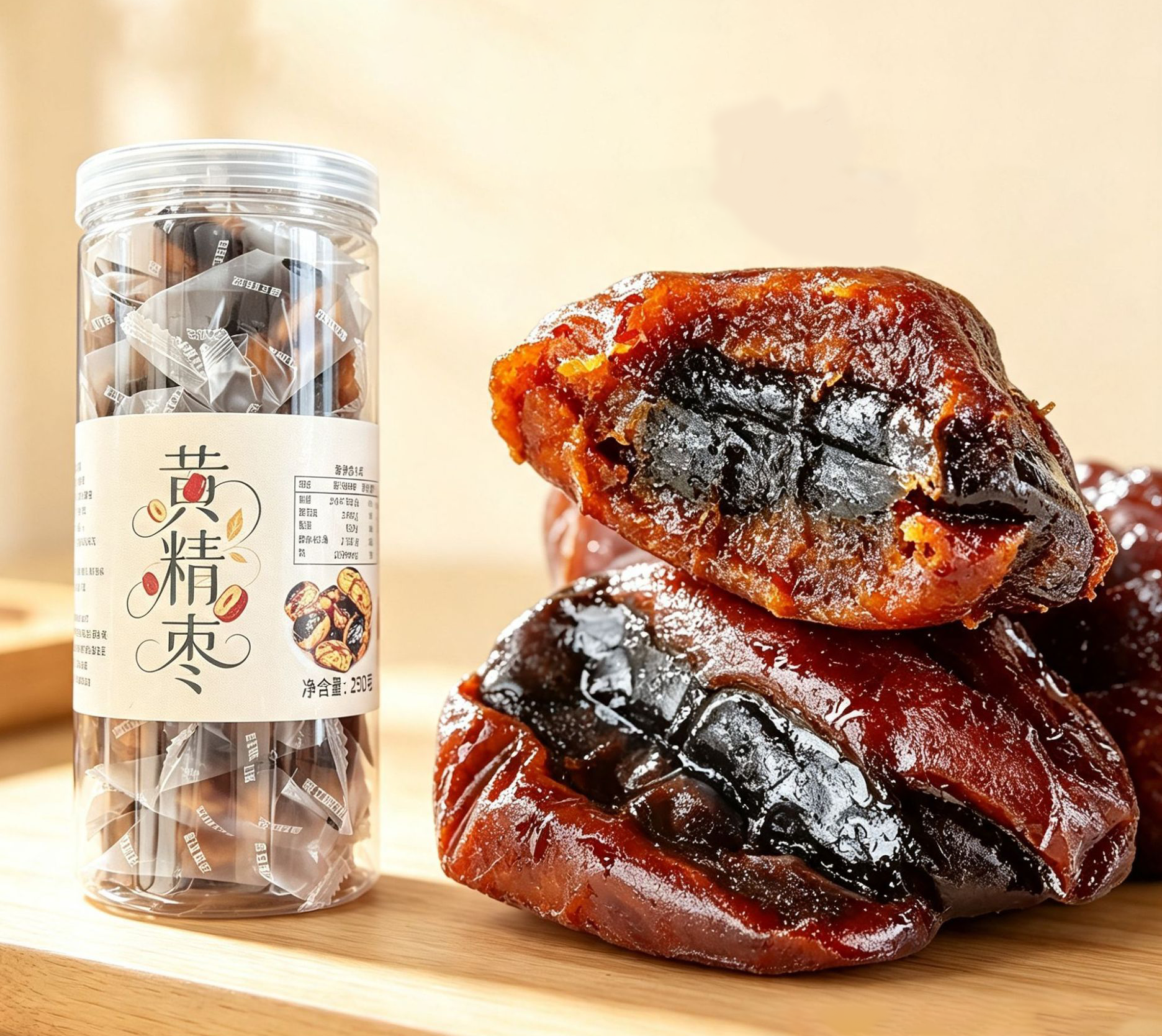 九蒸九曬黃精抱棗 250克/罐 2罐 - Image 2
