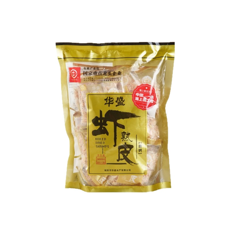 華盛淡乾熟蝦皮 300克/袋 1袋/2袋