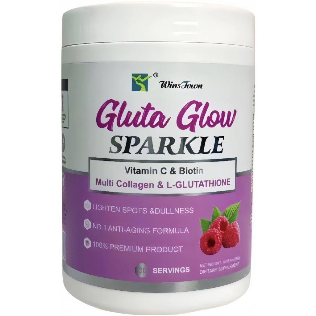 WinsTown Gluta Glow 複合膠原蛋白粉 300克/樽 2樽/3樽