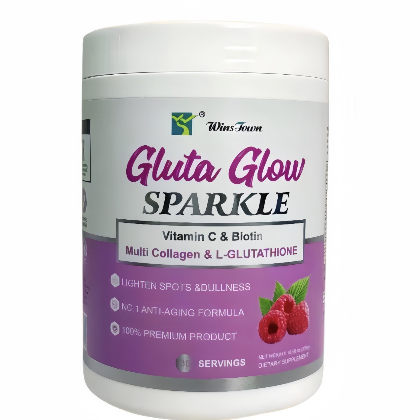 WinsTown Gluta Glow 複合膠原蛋白粉 300克/樽 2樽/3樽
