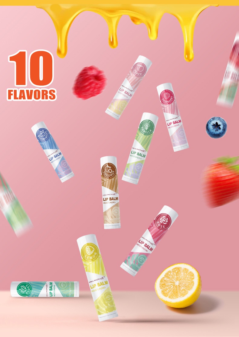 MISS FACTORX潤唇膏套裝 10支/盒 - Image 7