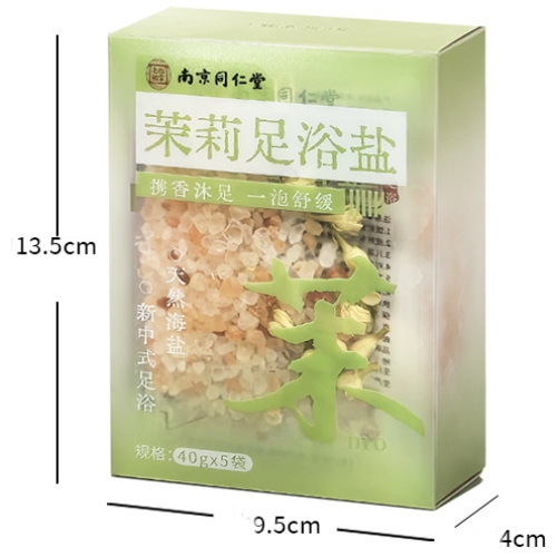 南京同仁堂茉莉足浴鹽 5袋/盒 2盒/4盒